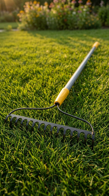 True Temper 16-tine steel bow rake